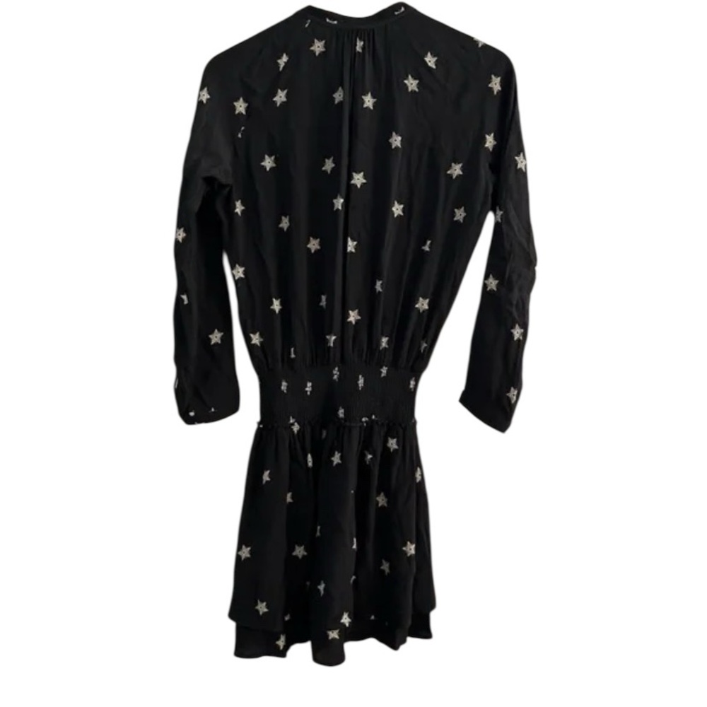 Rails Black Dress with Star Pattern